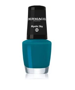 Nagų lakas Dermacol Mini Nail Polish Shade 03 Mystic Sky, 5 ml цена и информация | Nagų lakai, stiprintojai | pigu.lt