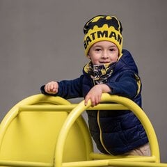 Детская шапка Batman Чёрный цена и информация | Шапки, перчатки, шарфы для мальчиков | pigu.lt