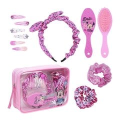 Туалетная сумка с аксессуарами Minnie Mouse Color Multicomposition (22,5 x 16,5 x 6 см) (11 шт.) цена и информация | Аксессуары для детей | pigu.lt