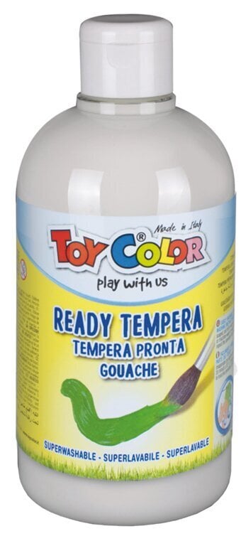 Tempera dažai ToyColor - superplaunami|500ml| Baltas kaina ir informacija | Piešimo, tapybos, lipdymo reikmenys | pigu.lt