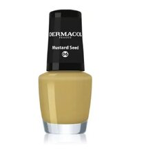 Nagų lakas Dermacol Mini Nail Polish Shade 06 Mustard Seed, 5 ml kaina ir informacija | Nagų lakai, stiprintojai | pigu.lt