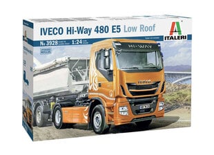 Konstruktorius Italeri - iveco hi-way 480 E5 (low roof), 1/24, 3928 kaina ir informacija | Konstruktoriai ir kaladėlės | pigu.lt