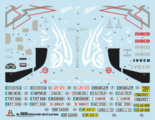 Сборная пластиковая модель Italeri - IVECO Hi-Way 480 E5 (Low Roof), 1/24, 3928 цена и информация | Конструкторы и кубики | pigu.lt