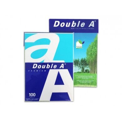 Biuro kopijavimo popierius Double A Premium, A4, 80gsm, 100 lapų kaina ir informacija | Sąsiuviniai ir popieriaus prekės | pigu.lt