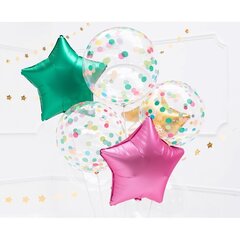 Balionas su margu konfeti 40cm цена и информация | Праздничные декорации | pigu.lt