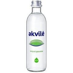 Mineral water Akvilė, carbonated, in glass, 0.33 l (15vnt.) цена и информация | Вода | pigu.lt