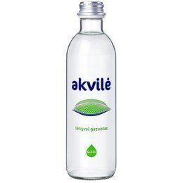 Mineralinis vanduo Akvilė, gazuotas, 0.33 l, 15vnt. цена и информация | Vanduo | pigu.lt