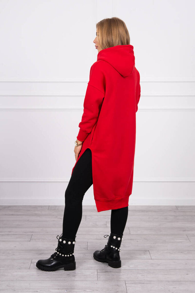Džemperis moterims 20513, raudonas kaina ir informacija | Džemperiai moterims | pigu.lt
