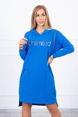 Женское платье 232249 01, мятный/электро-синий 232249*01-046 цена и информация | Платья | pigu.lt