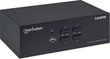 Jungiklis Manhattan HDMI / USB KVM 4x1 dviems ekranams 4K * 30 Hz kaina ir informacija | Maršrutizatoriai (routeriai) | pigu.lt