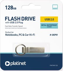 Platinet Pendrive USB 2.0 128GB kaina ir informacija | USB laikmenos | pigu.lt