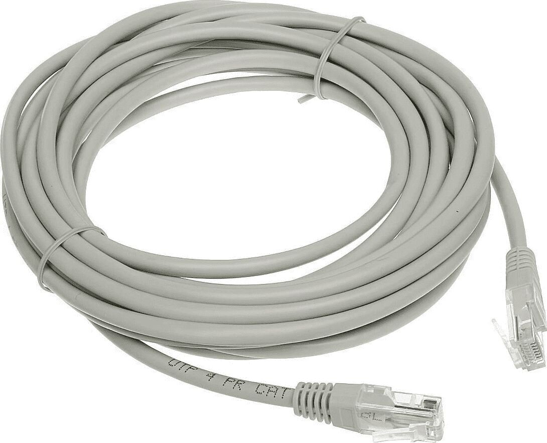 NoName RJ45/5.0-GREY kaina ir informacija | Kabeliai ir laidai | pigu.lt