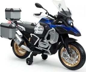 Elektrinis vaikiškas motociklas BMW R1250, mėlynas kaina ir informacija | Elektromobiliai vaikams | pigu.lt