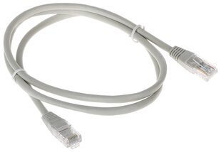 PATCHCORD RJ45/1.0-GREY 1.0 m цена и информация | Кабели и провода | pigu.lt