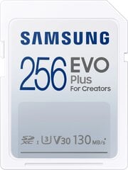 Samsung EVO PLUS SDXC, 256GB (MB-SC256K/EU) kaina ir informacija | Samsung Foto įranga | pigu.lt