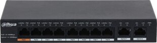 Switch|DAHUA|PFS3010-8GT-96|Desktop/pedestal|Rack|8x10Base-T / 100Base-TX / 1000Base-T|PoE ports 8|96 Watts|DH-PFS3010-8GT-96-V2 цена и информация | Коммутаторы (Switch) | pigu.lt