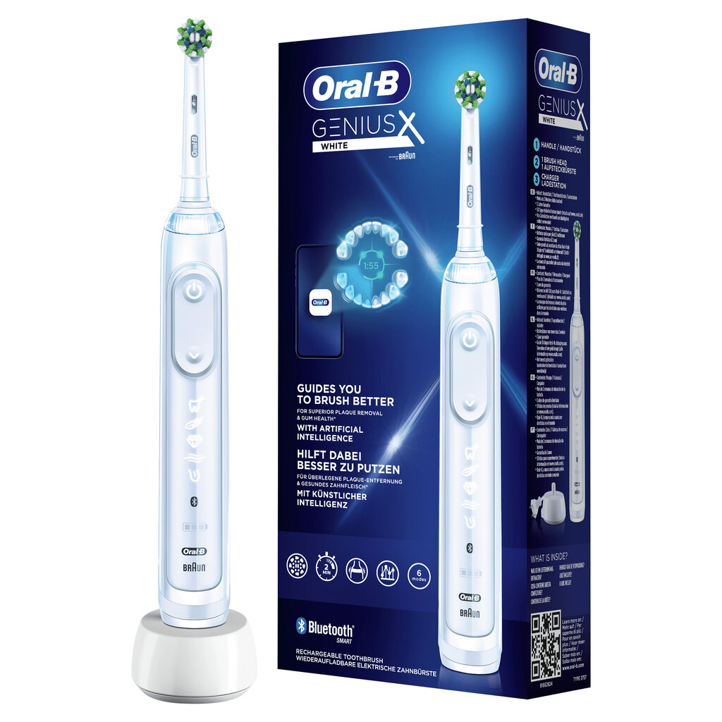 Oral-B Genius X цена и информация | Elektriniai dantų šepetėliai | pigu.lt