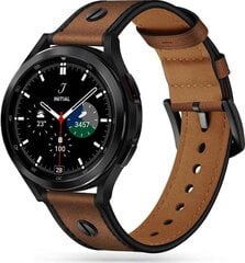 Ремешок с пряжкой Tech-Protect для Samsung Galaxy Watch 4/5/5 PRO (40/42/44/45/46 мм), коричневый цена и информация | Аксессуары для смарт-часов и браслетов | pigu.lt