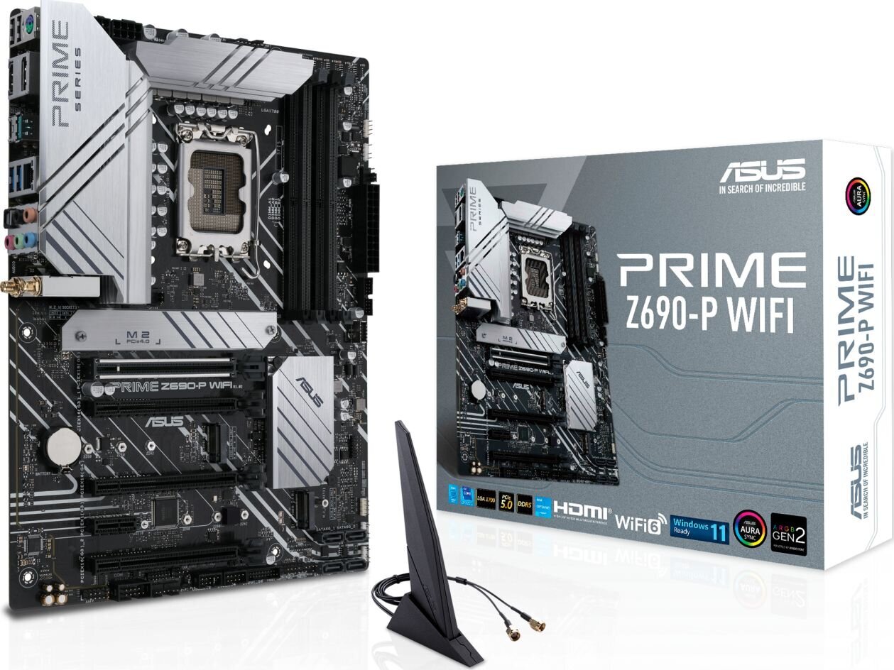 Asus PRIME Z690-P WIFI kaina ir informacija | Pagrindinės plokštės | pigu.lt