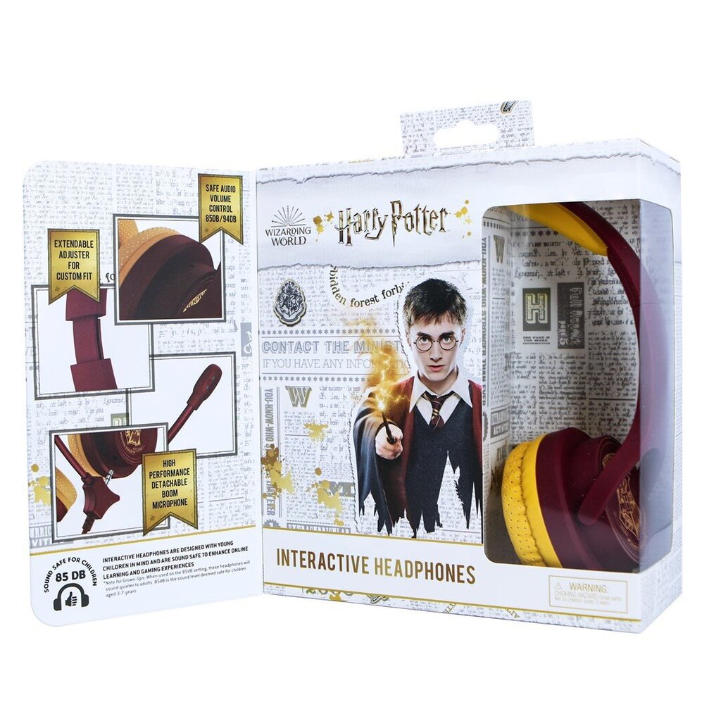 OTL Harry Potter Hogwarts Red 856554 kaina ir informacija | Ausinės | pigu.lt