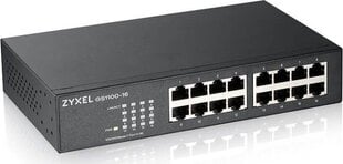 ZyXEL GS1100-16-EU0103F цена и информация | Коммутаторы (Switch) | pigu.lt