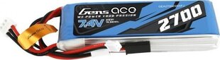 Аккумулятор Gens Ace 2700мАч 7.4V 1C 2S1P цена и информация | Зарядные устройства для аккумуляторов | pigu.lt
