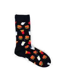 Kojinės moterims Happy Socks Hamburger kaina ir informacija | Moteriškos kojinės | pigu.lt