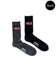 Носки мужские Levi`s, черные цена и информация | Мужские носки | pigu.lt