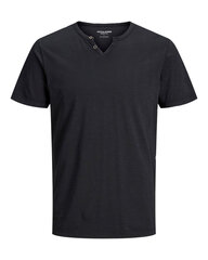 Мужская футболкa Jack & Jones 12249322BLACK, черный цена и информация | Мужские футболки | pigu.lt