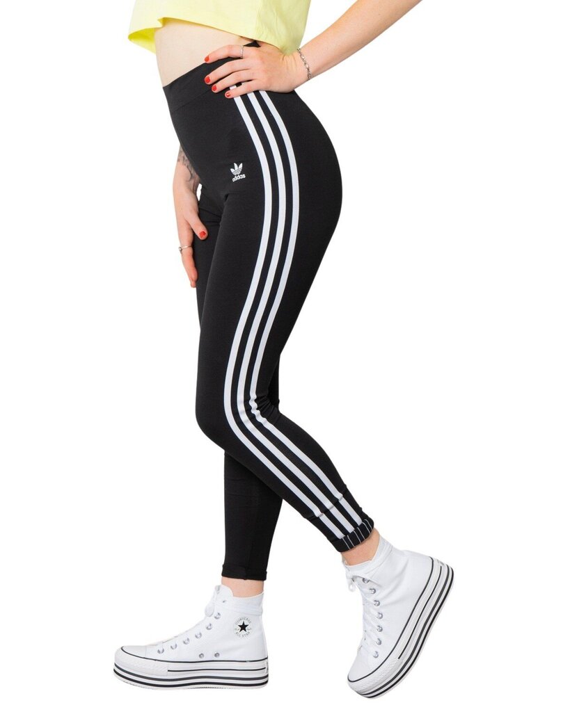Sweatkelnės adidas originals 3 stripes tight h09426 kaina ir informacija | Kelnės moterims | pigu.lt