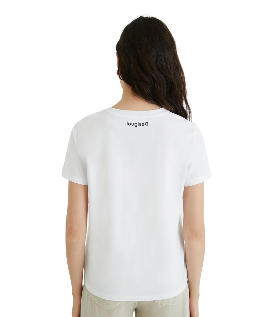 Marškinėliai moterims Desigual BFNG270496 kaina ir informacija | Marškinėliai moterims | pigu.lt