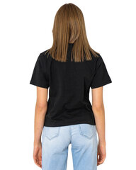Marškinėliai Tommy Hilfiger Jeans, juodi kaina ir informacija | Palaidinės, marškiniai moterims | pigu.lt