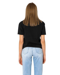Женская футболка Tommy Hilfiger Jeans, черная цена и информация | Женские блузки, рубашки | pigu.lt