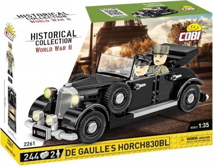 Konstruktorius automobilis Cobi HC WWII De Gaulle's 1936 Horch830BL, 244 d. kaina ir informacija | Konstruktoriai ir kaladėlės | pigu.lt