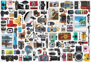 Dėlionė Eurographics, 8551-5600, Classic Camera, Tin, 550 d. kaina ir informacija | Dėlionės (puzzle) | pigu.lt