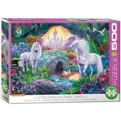 Dėlionė Eurographics, 6500-5363, Unicorn in Fairy Land, 500 d. kaina ir informacija | Dėlionės (puzzle) | pigu.lt