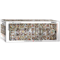 Пазл Eurographics, 6010-0960, The Sistine Chapel Ceiling, 1000 шт. цена и информация | Пазлы | pigu.lt