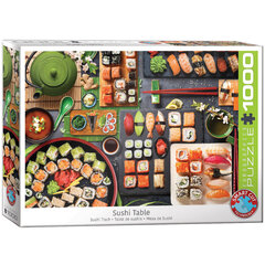 Пазл Eurographics, 6000-5618, Sushi Table, 1000 шт. цена и информация | Пазлы | pigu.lt