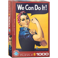 Dėlionė Eurographics, 6000-1292, Rosie the Riveter, 1000 d. kaina ir informacija | Dėlionės (puzzle) | pigu.lt