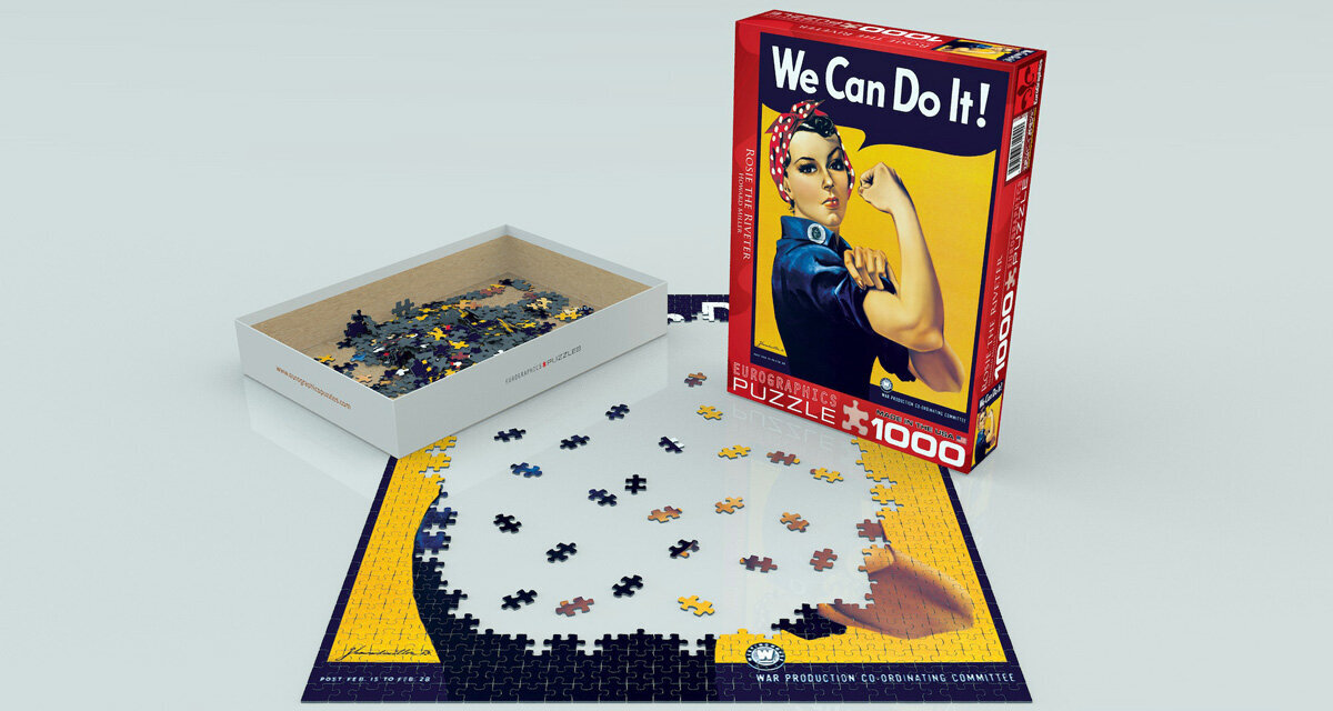 Dėlionė Eurographics, 6000-1292, Rosie the Riveter, 1000 d. kaina ir informacija | Dėlionės (puzzle) | pigu.lt