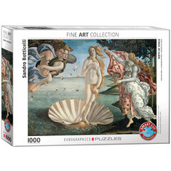 Пазл Eurographics, 6000-5001, The Birth of Venus, 1000 шт. цена и информация | Пазлы | pigu.lt