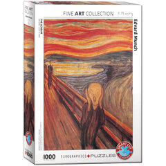 Dėlionė Eurographics, 6000-4489, The Scream, 1000 d. kaina ir informacija | Dėlionės (puzzle) | pigu.lt