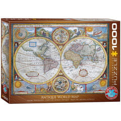 Пазл Eurographics, 6000-2006, Antique World Map, 1000 шт. цена и информация | Пазлы | pigu.lt