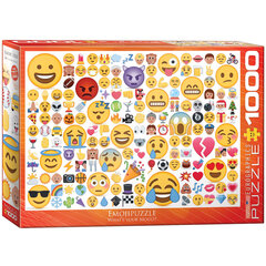 Dėlionė Eurographics, 6000-0816, Emojipuzzle, What`s your Mood?, 1000 d. kaina ir informacija | Dėlionės (puzzle) | pigu.lt