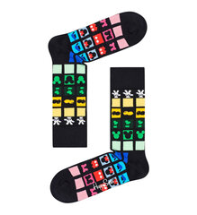 Kojinės moterims Happy Socks, juodos цена и информация | Женские носки | pigu.lt