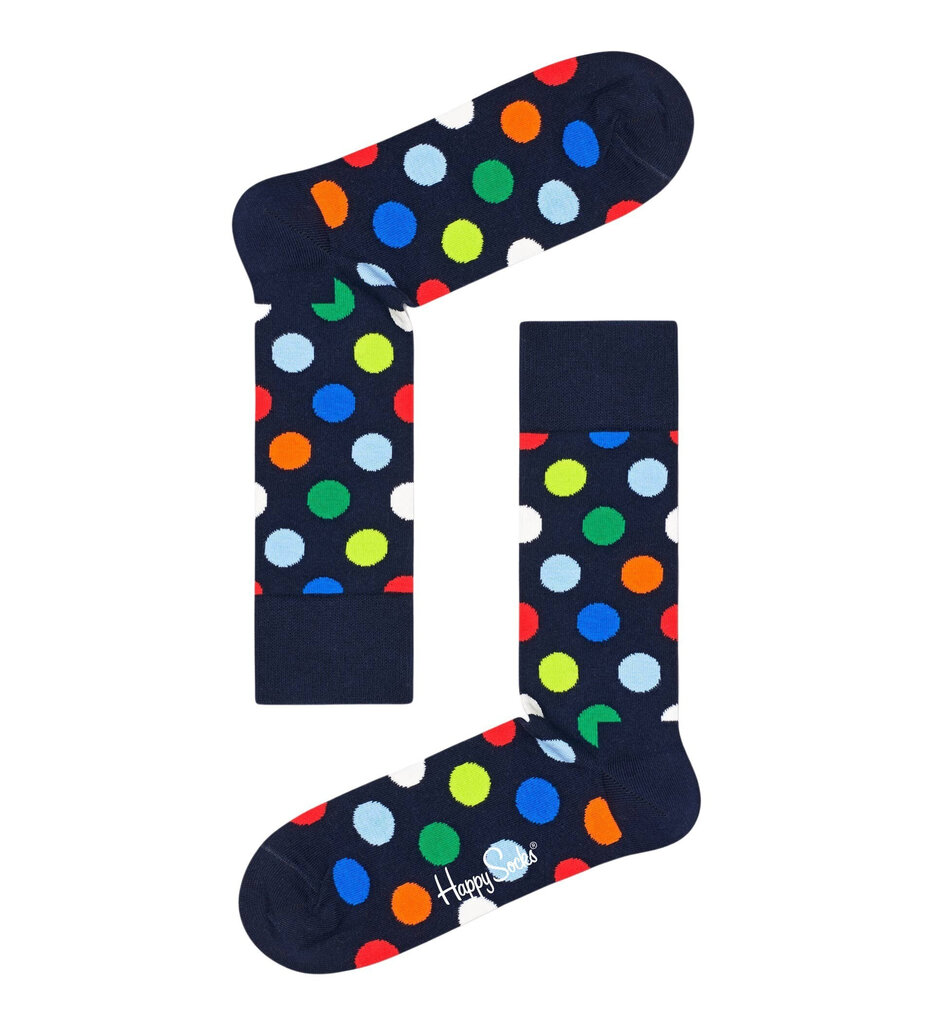 Kojinės vyrams Happy Socks, juodos kaina ir informacija | Vyriškos kojinės | pigu.lt