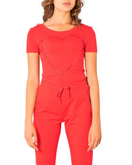 Marškinėliai moterims Love Moschino, raudoni kaina ir informacija | Marškinėliai moterims | pigu.lt