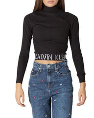 Свитер для женщин Calvin Klein Jeans, черный цена и информация | Женские кофты | pigu.lt