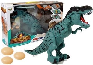 Динозавр на батарейках, тираннозавр, откладывает синие яйца с паром цена и информация | Игрушки для мальчиков | pigu.lt