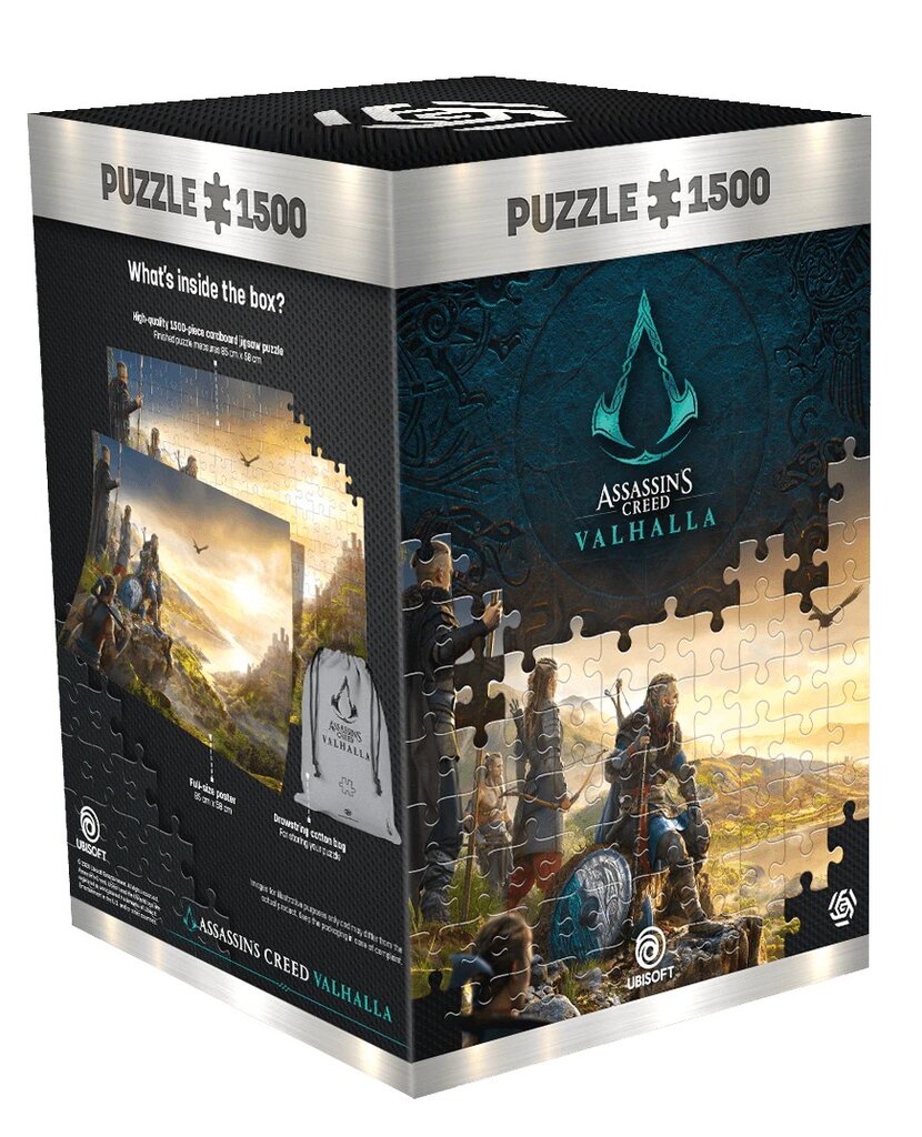 Dėlionė Assassins creed valhalla:England vista 1000 d. kaina ir informacija | Dėlionės (puzzle) | pigu.lt